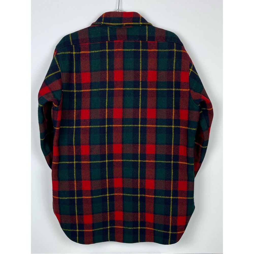 Vintage Pendleton Plaid Wool Flannel Button Down Shirt - Picture 10 of 10